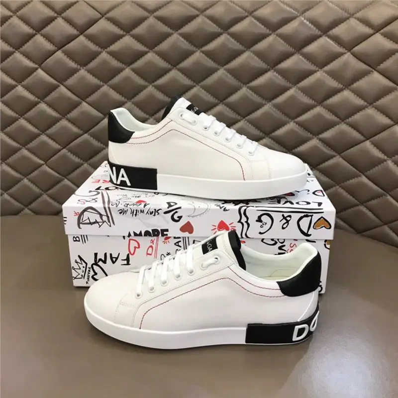 Men's Leather Sports White Shoes, Lace-Up Trbottomy Single Shoes, All-Match Fashion, Flat Casual Board Shoes, Summer