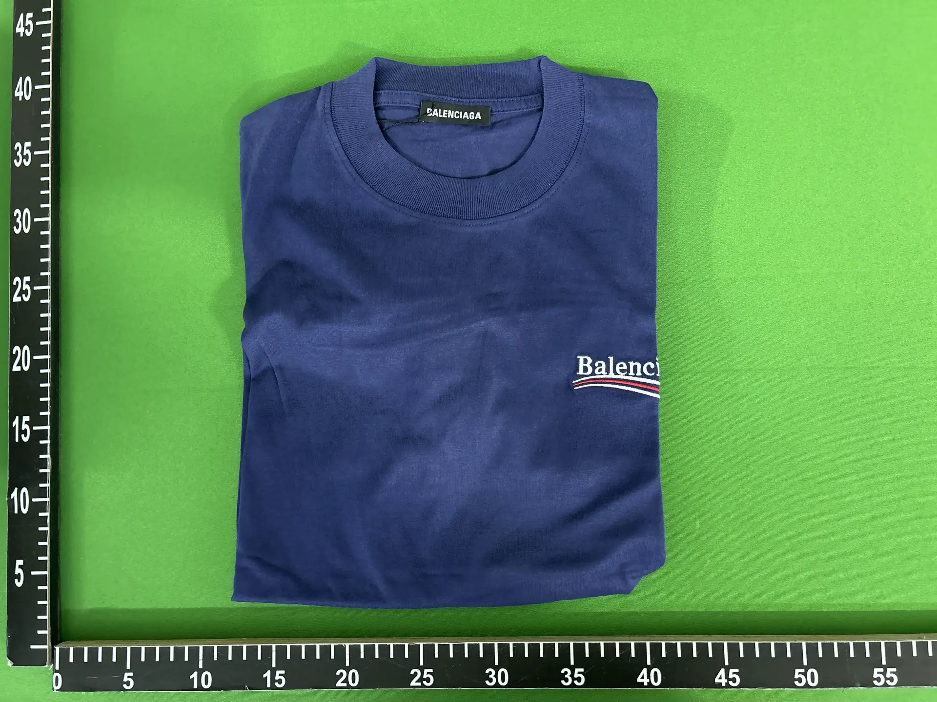 Balenciaga Short Sleeve T-Shirt Navy