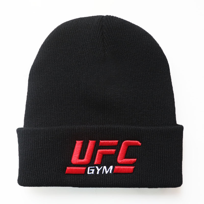 Hat Men's Autumn and Winter Knitted Hat Moisture Cold-proof Cold Hat Ear Protection Warm Letter Embroidered Wool Hat