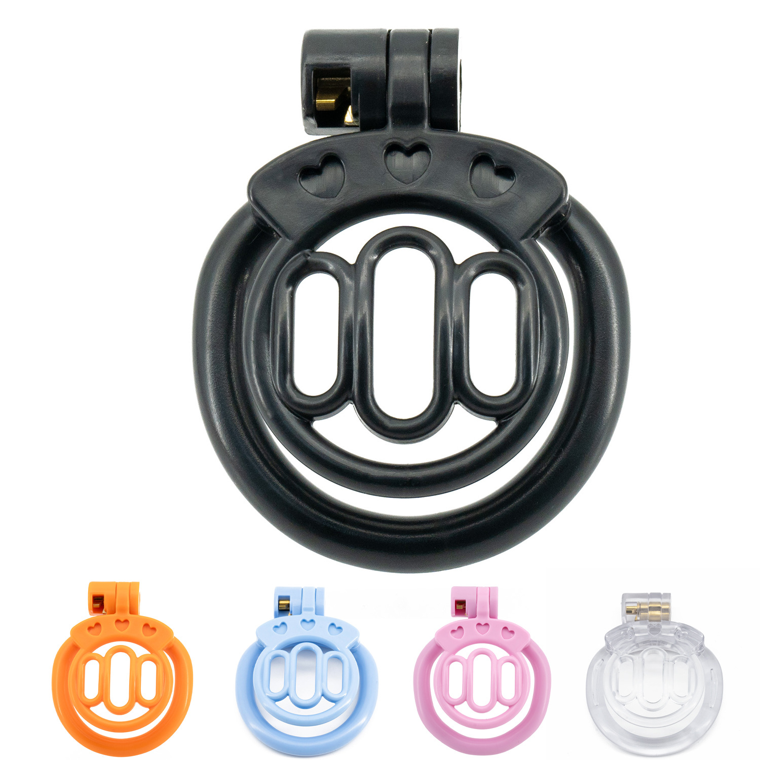 Flat chastity lock super small size leak chastity lock penis lock JJ cage sm fun masculine tools gay supplies