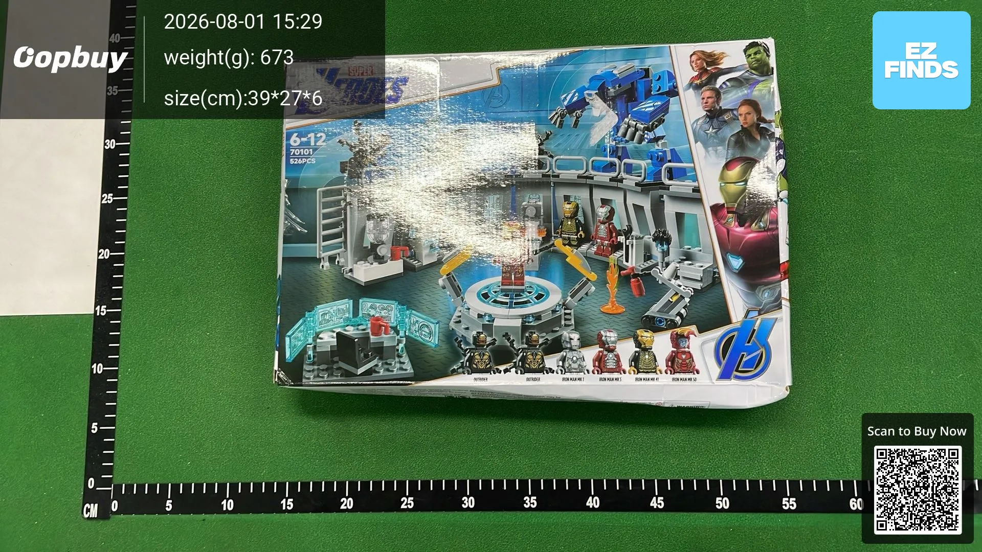 Chinese Building Block Superhero Steel Mecha Display Room Domestic Compatible 76125 Boys' Assembly Toy Educational photo QC de TAOBAO sur Qualit.ly QC