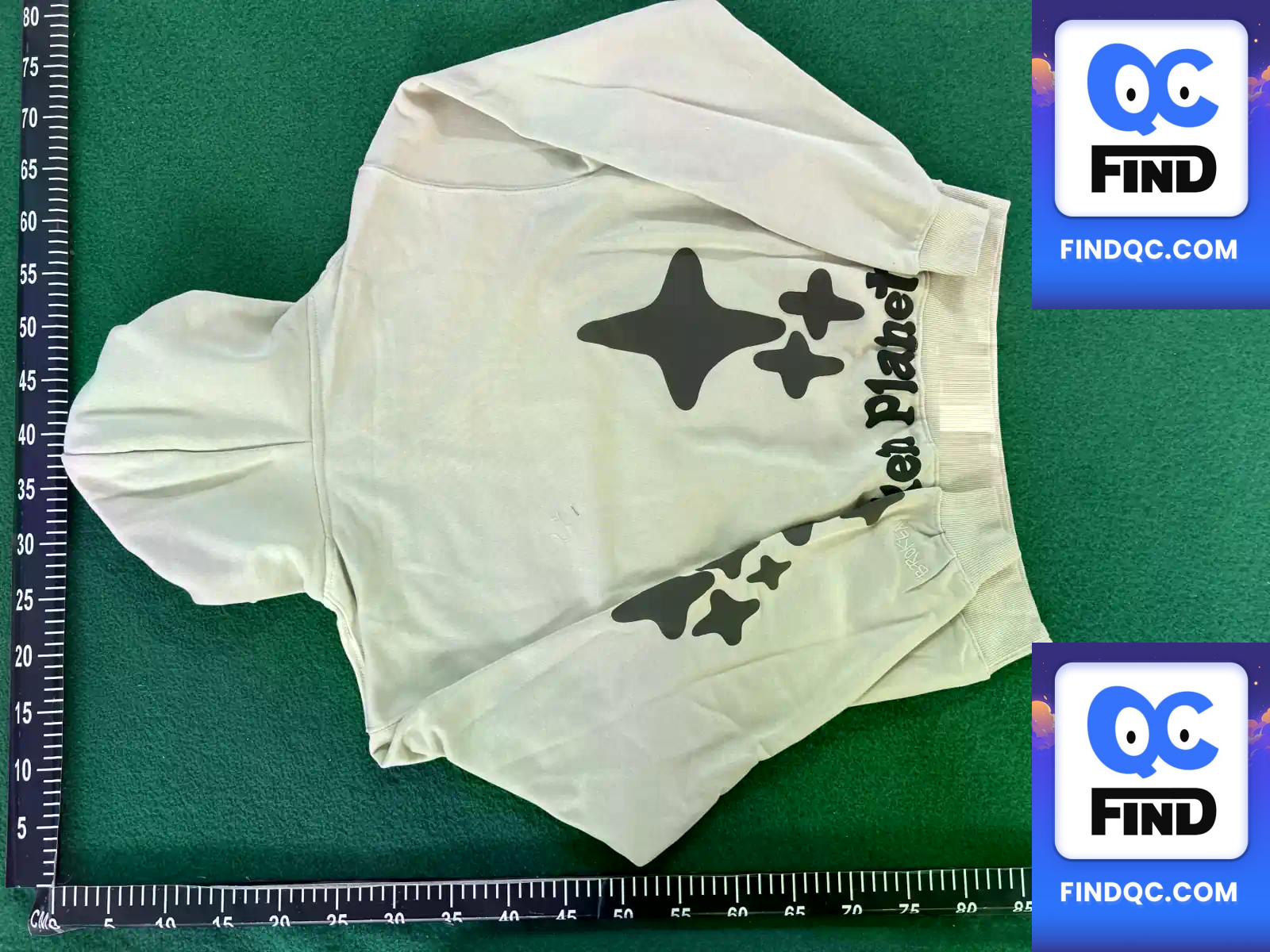 broken planet basic foam letter suit loose fashion brand men's and women's hooded sweater straight sweatpants QC