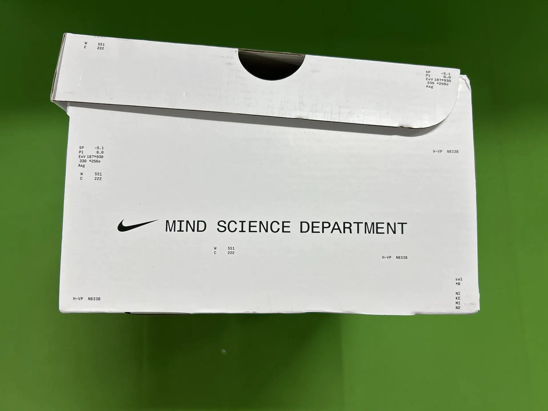 Top Version NK Mind 001 Slippers White Grey HQ4307-003