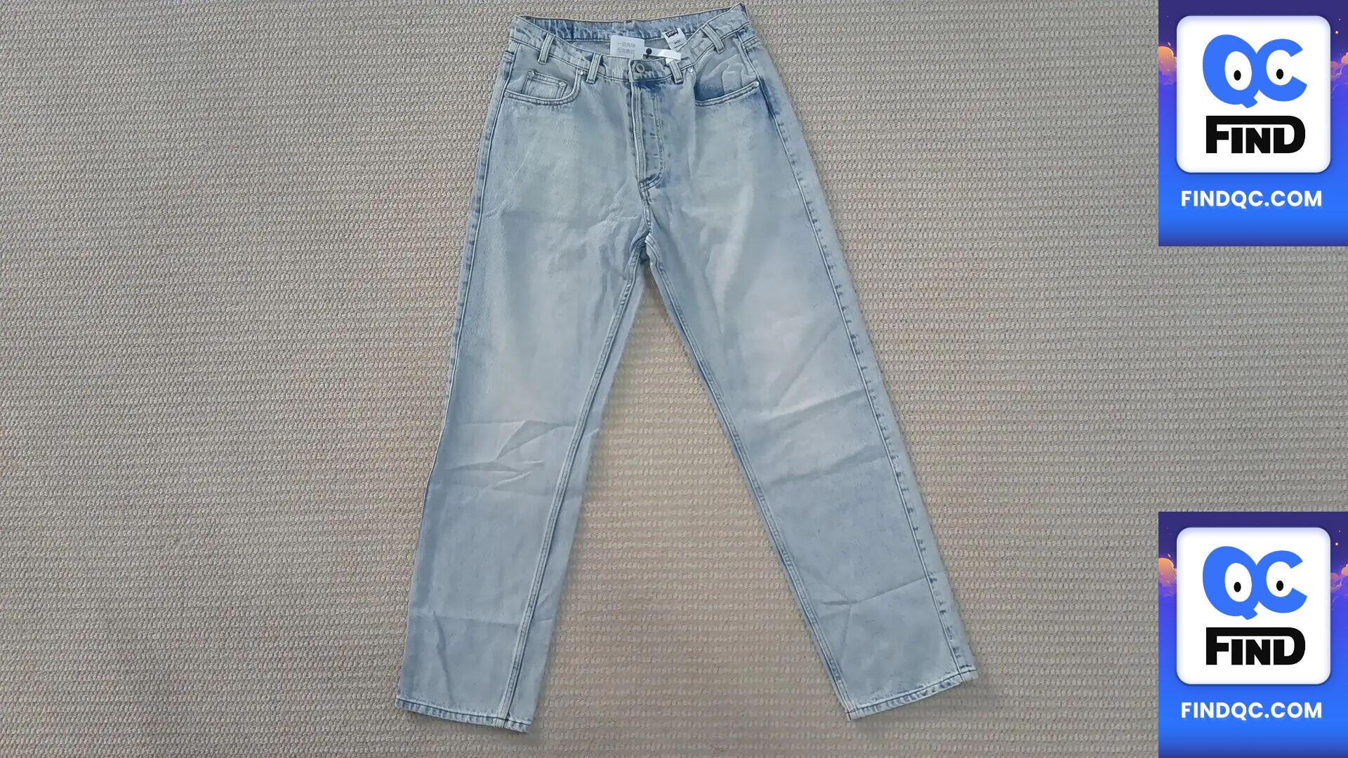 [Reading Details] Kenijima’S Own Collection Silver Label Series Loose Straight-leg Light Blue Denim — foto QC 2
