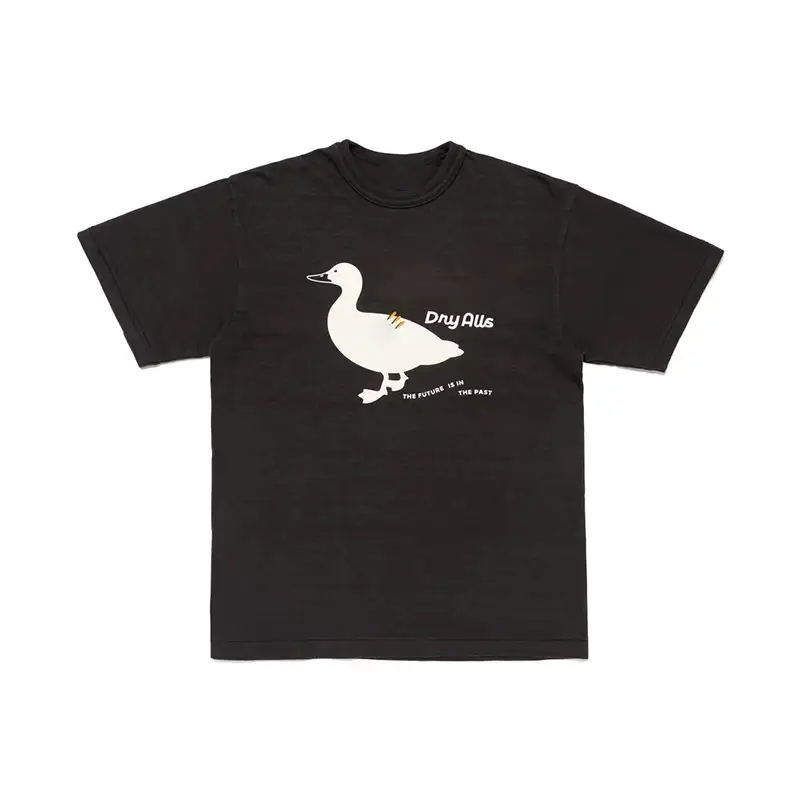 Love Duck Logo English Printed Short sleeved T-shirt