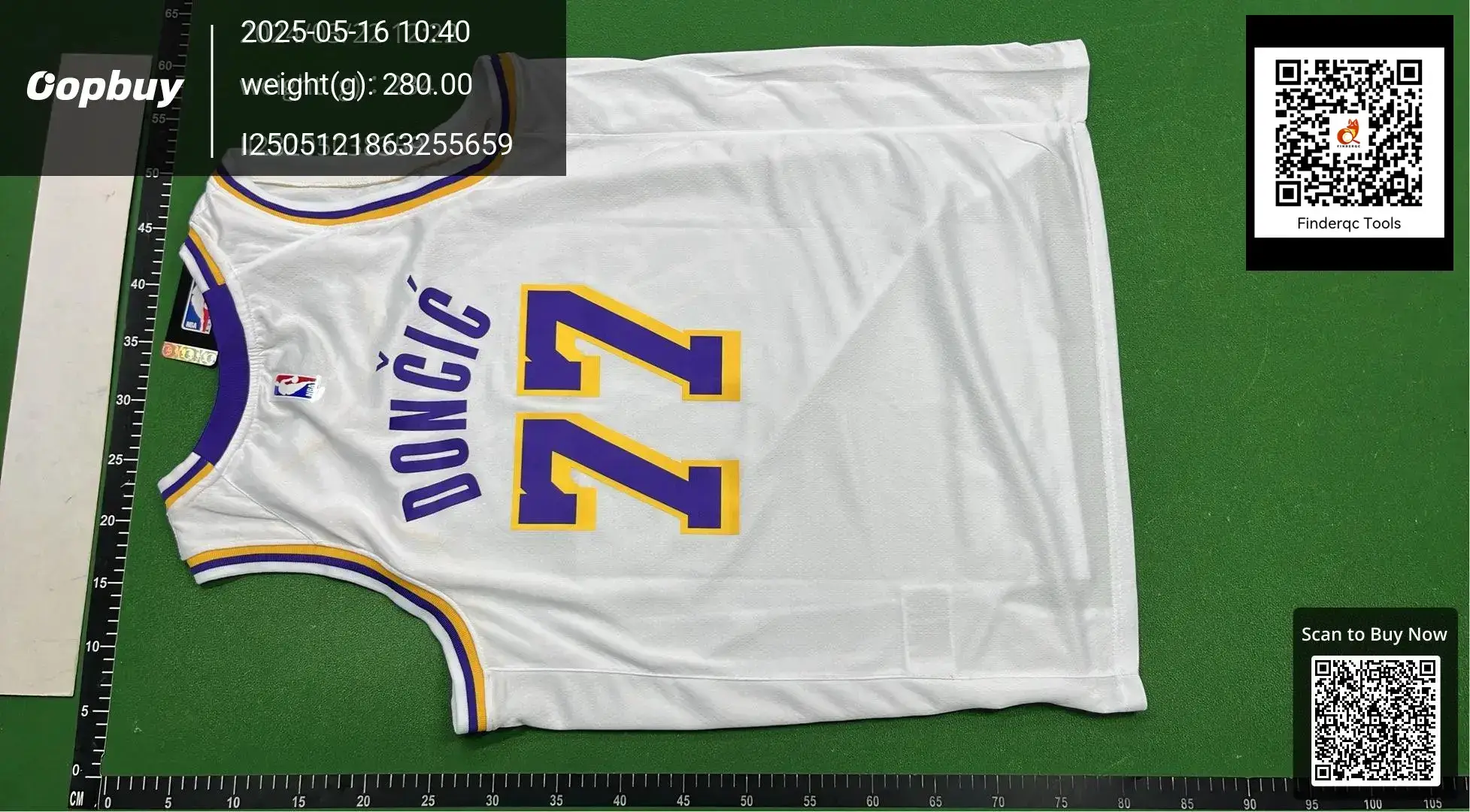 Lakers Doncic 77 Basketball Jersey