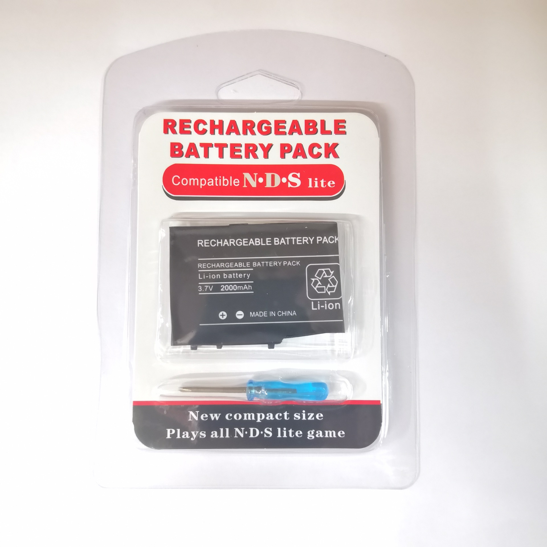 NDSLite battery NDSL host built-in battery with screwdriver 3.7V2000mAh game host battery