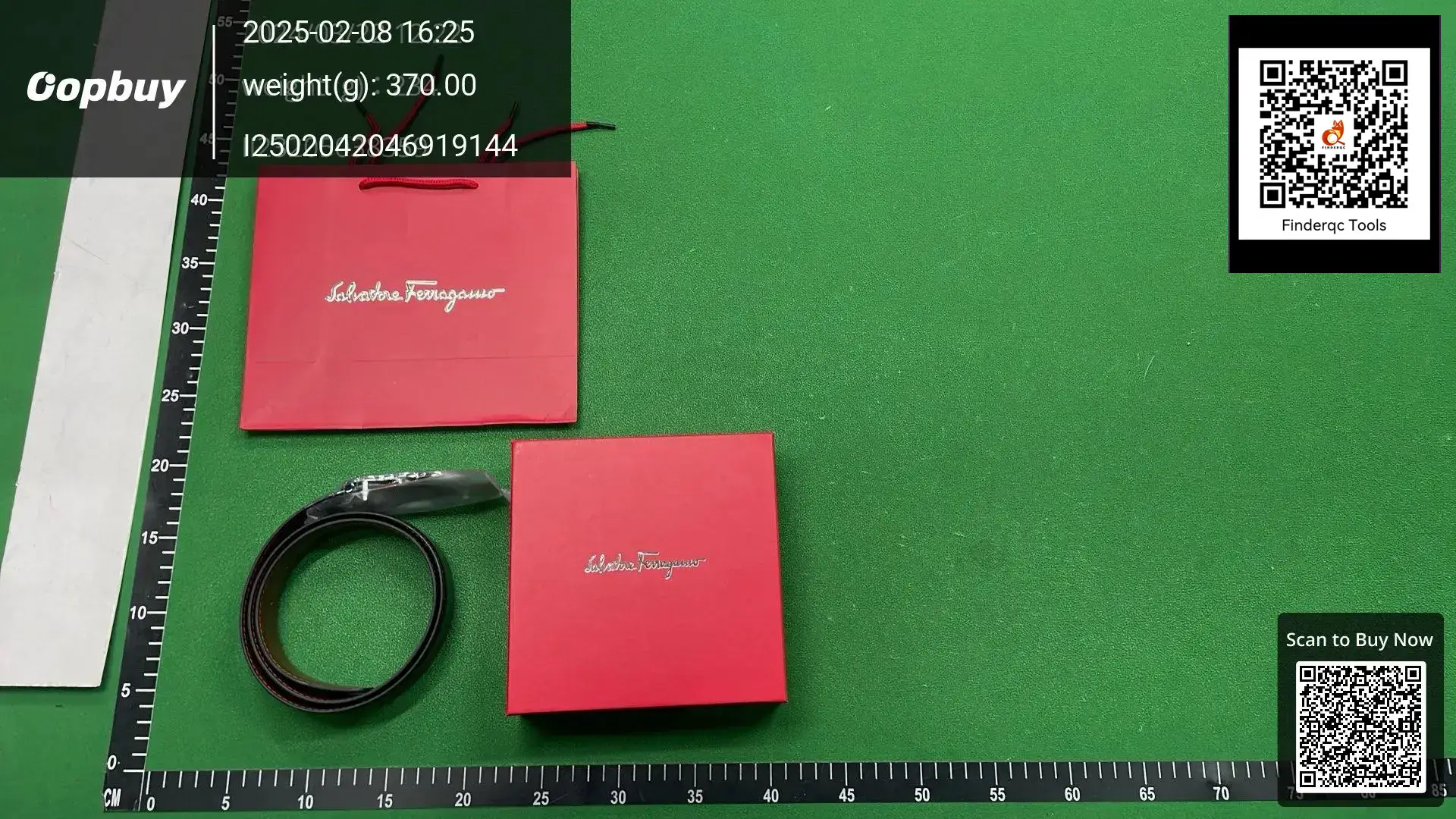 Ferra belt with box