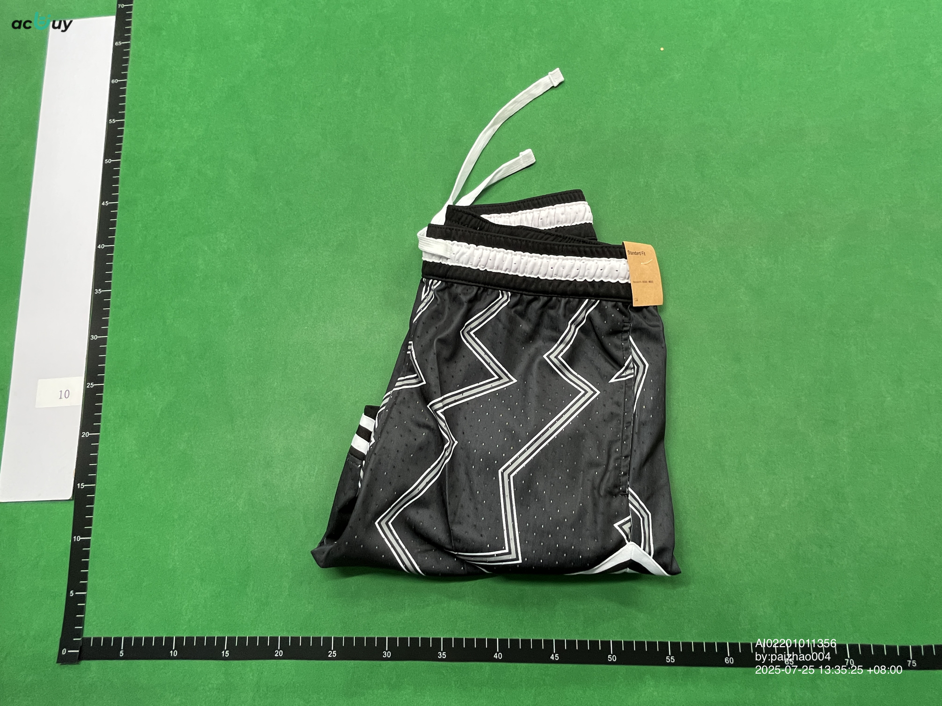 Jordan Brand Basketball Shorts Black White QC