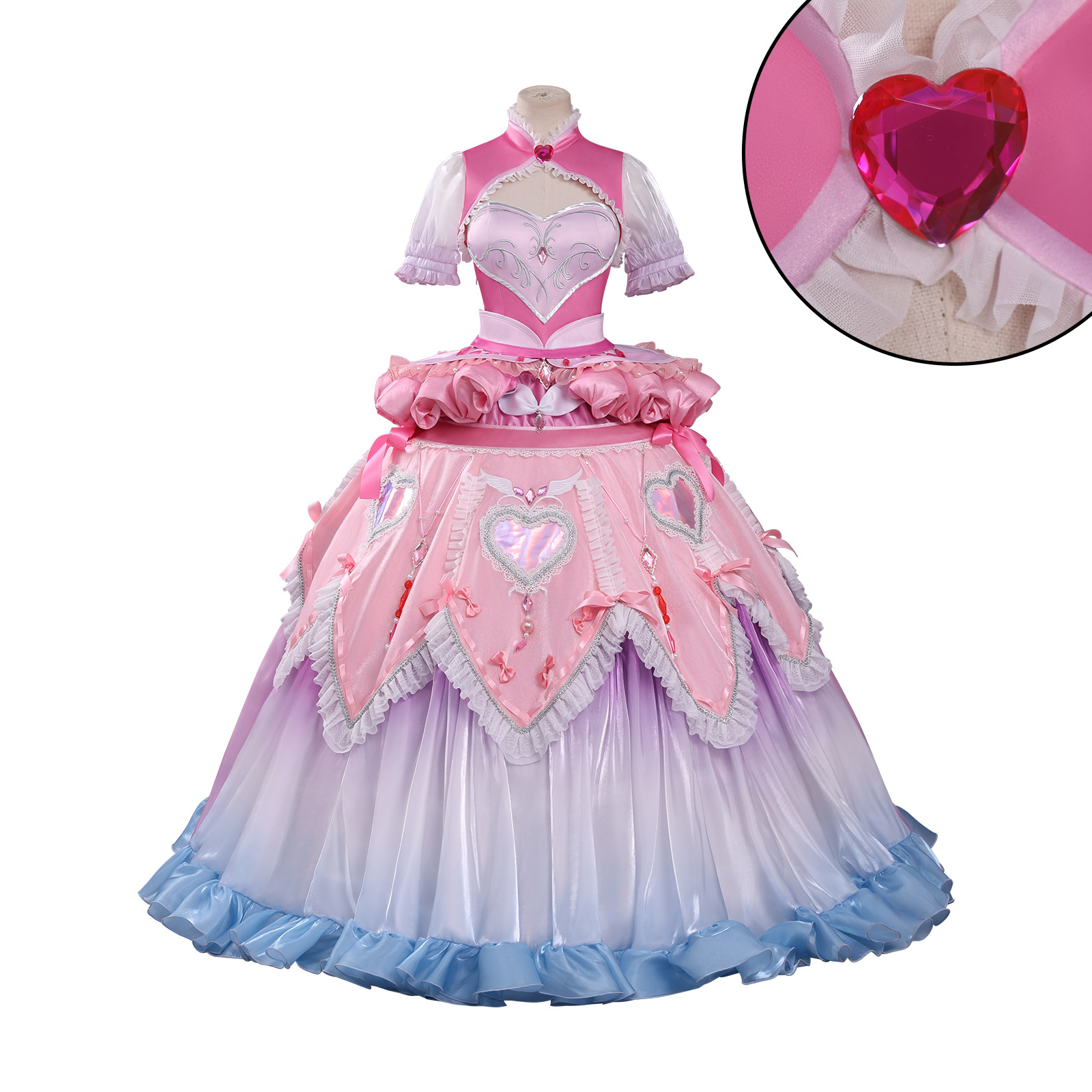 Fairy Dream Ye Luoli Princess Cosplay Costume, Lingxi Pavilion Master Ai Zhen Dress, Cosplay Halloween Costume
