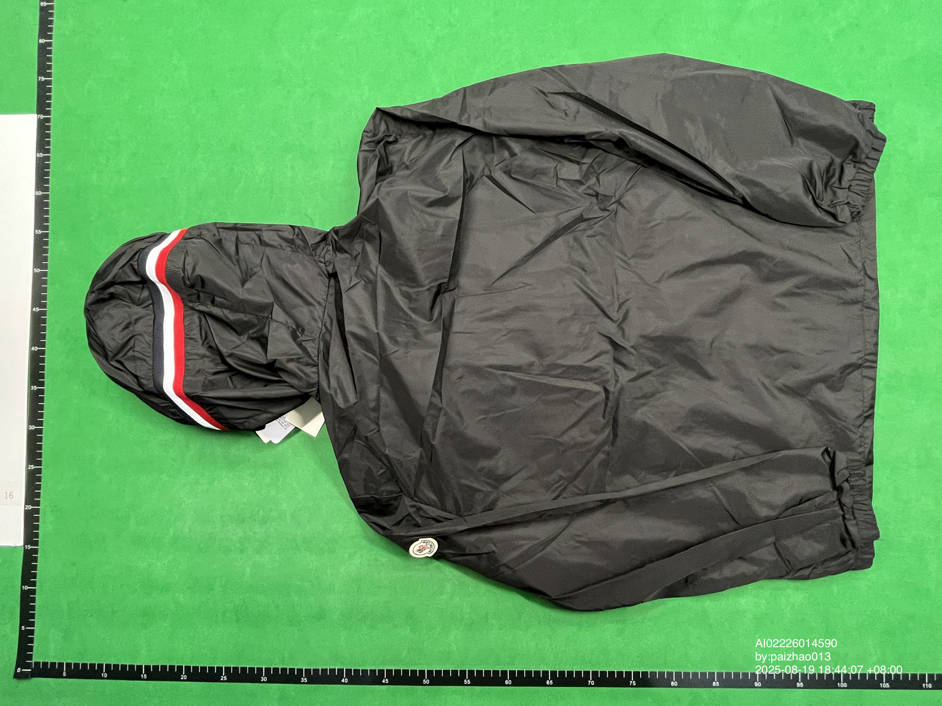 Moncler Black Hooded Jacket QC