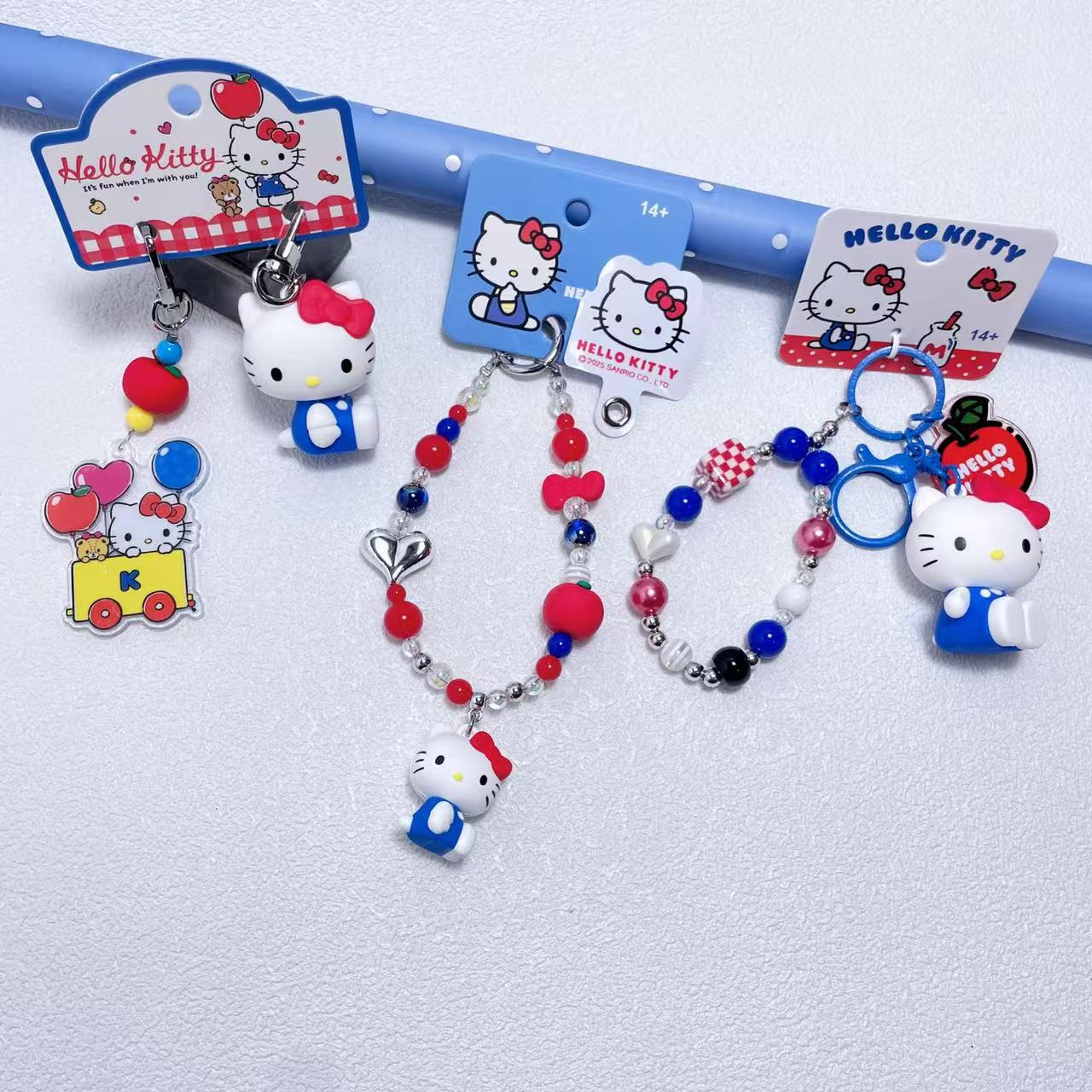 Authentic Sanrio Hello Kitty Cute Cartoon Keychain Pendant Bag Charm