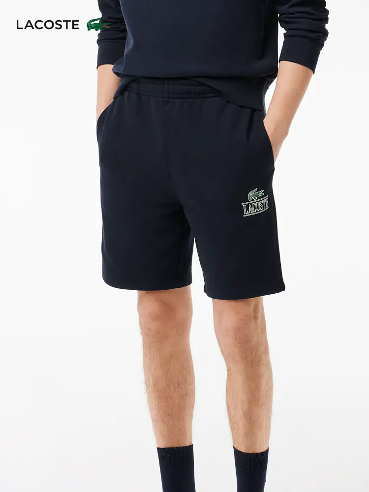 Lacoste French Crocodile Same Style for Men and Women Spring Fashion Casual Daily pure cotton Sports shorts | Gh1220