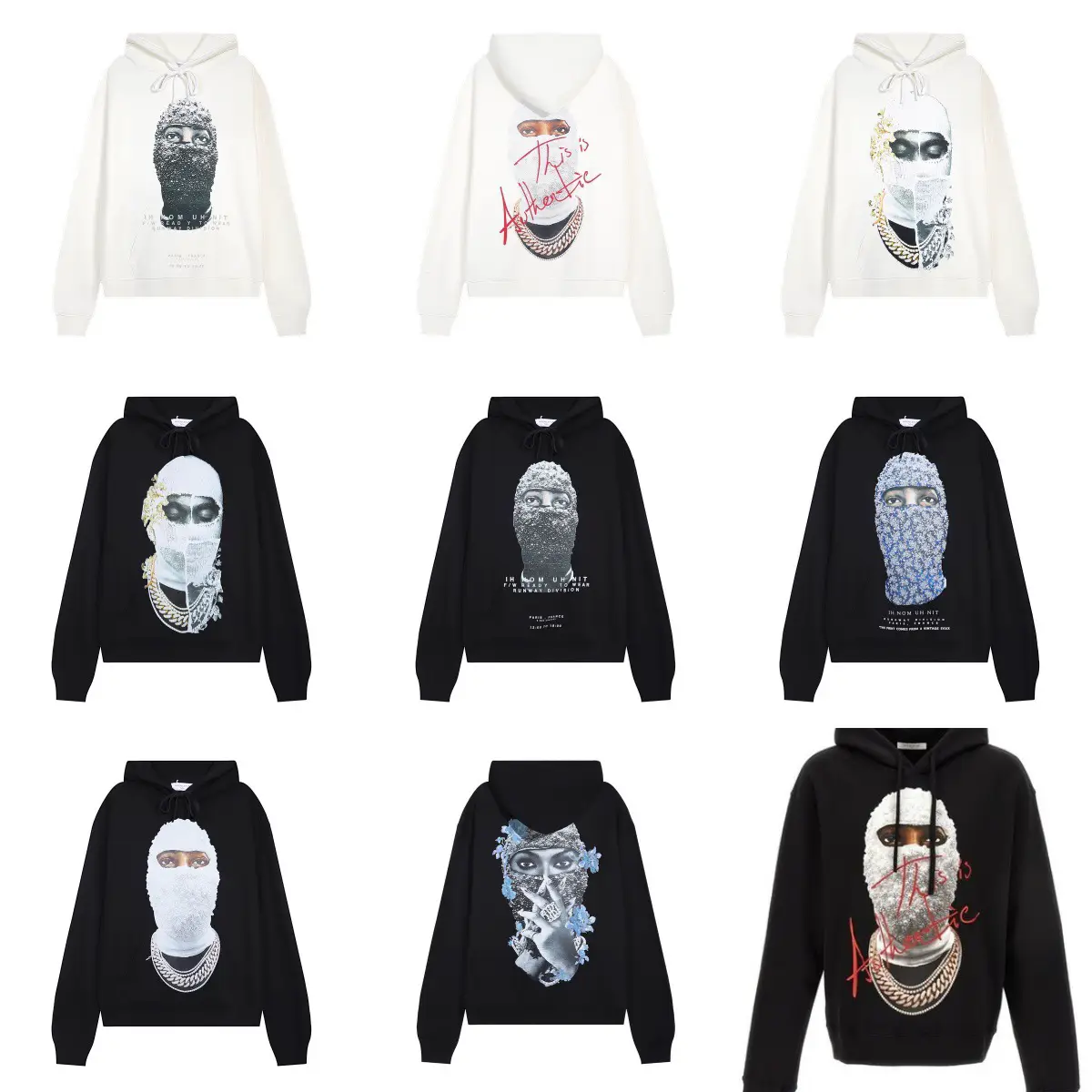 2024 autumn and winter new 400g terry hooded pearl hoodie men's and women's lovers fashion brand vests