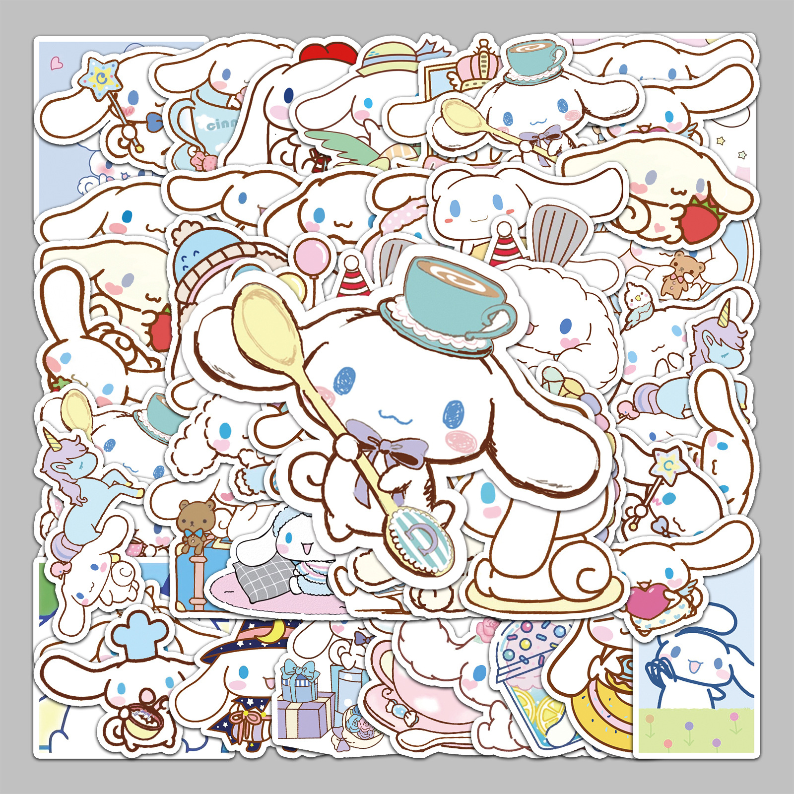 50 cartoon Yugui dog personality cute DIY notebook hand account luggage scooter car decoration stickers