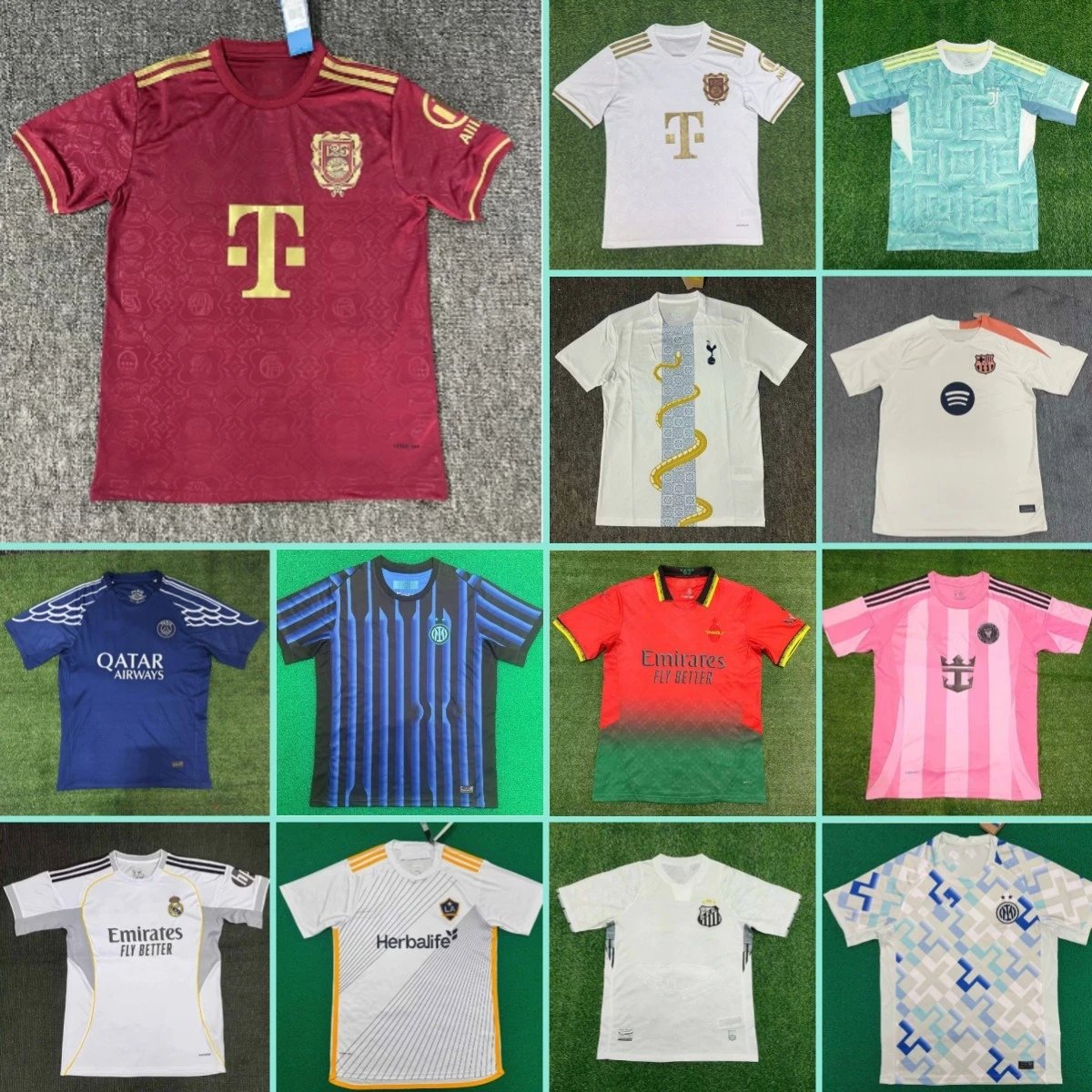 Club Football Uniform F Lamengo Paris Bayern Santos Sport T