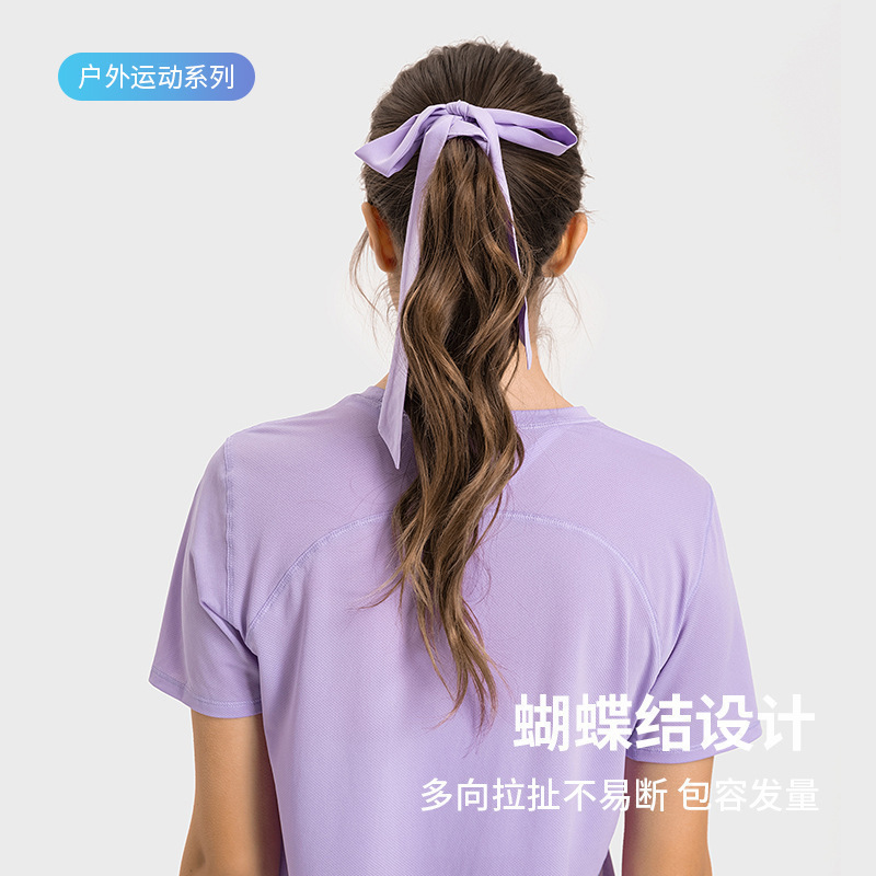 Factory Direct Sales New Spot Sports Fitness Bow Headband Simple Elegant Headband Headwear Female Da373
