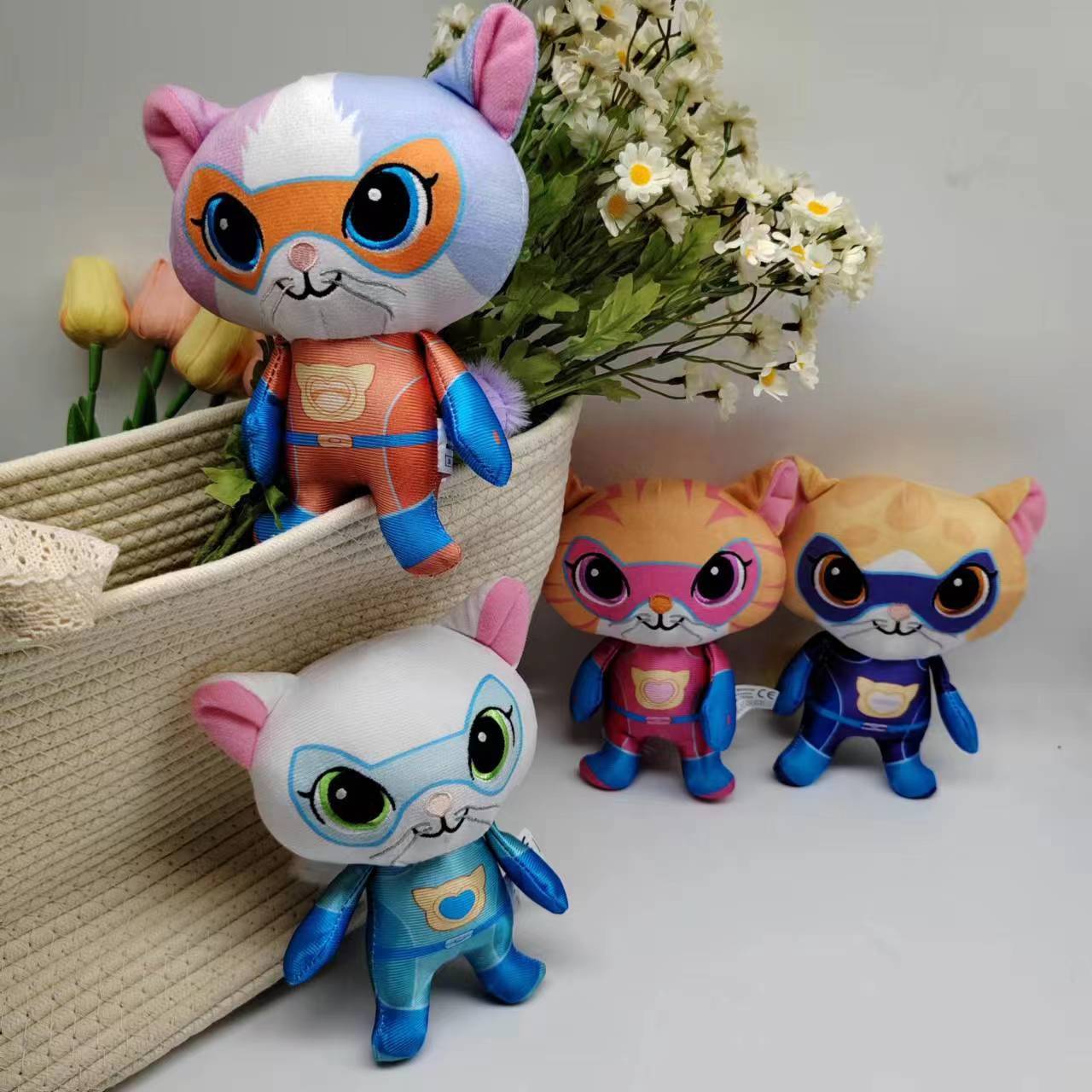 Cross-border Hot Sale Super Kitten Clan Superkitties plush plush toy doll doll