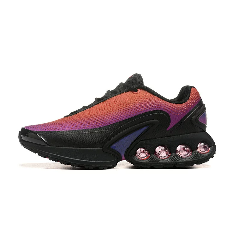 Newly released men's shoes with air cushion and shock absorption, running shoes in red for men and women, comfortable new sports shoes, 2025 new edition
