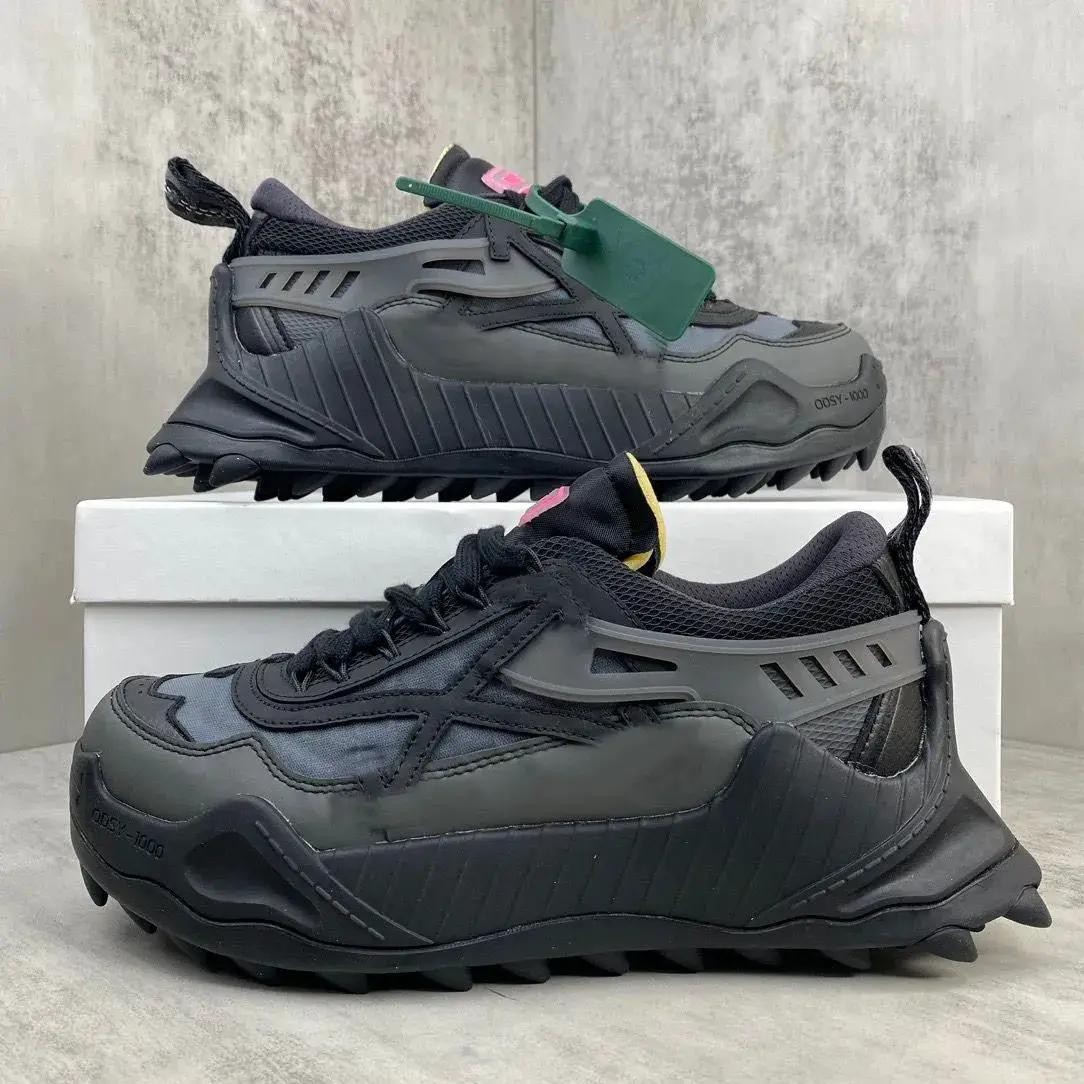 In-Stock Popular Foreign Trade Pure Original Off Collaboration Thick-Soled Unisex Color-Blocking Lace-Up Non-Slip Comfortable Dad Shoes