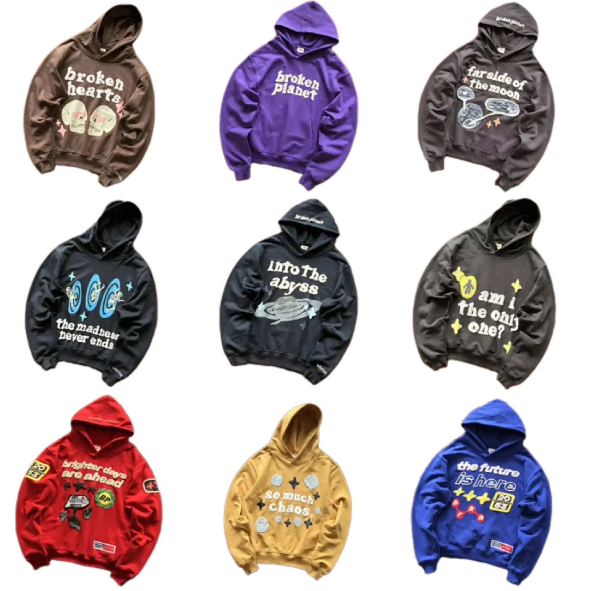 Broken Planet Hoodies