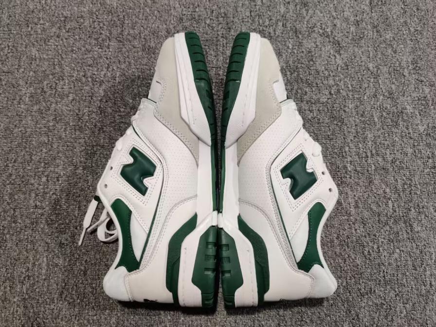 New Balance 550 White Green Sneakers — QC-foto 3