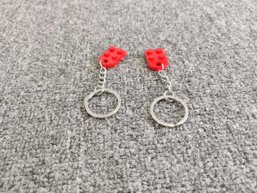 LEGO Red Brick Keychains QC
