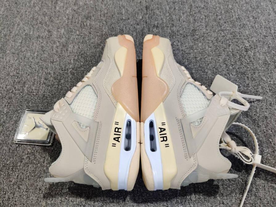 Nike Air Jordan 4 Off-White Sail QC