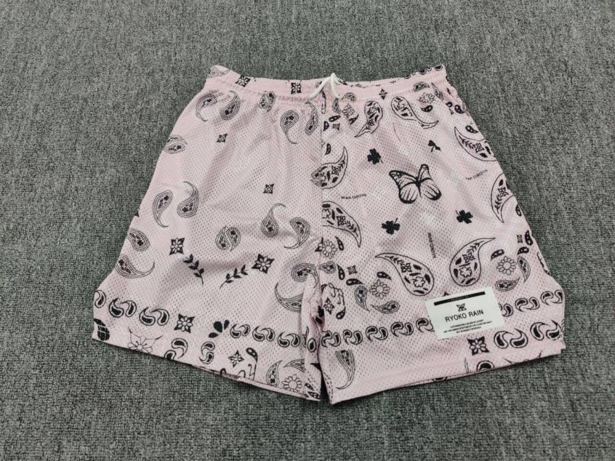 RYOKO RAIN Pink Paisley Butterfly Shorts QC