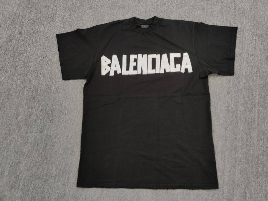 Balenciaga Logo T-Shirt Black QC