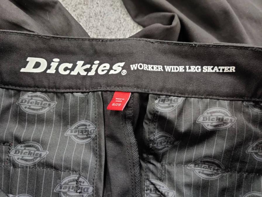 Dickies Worker Wide Leg Skater Pants Black — QC写真 3