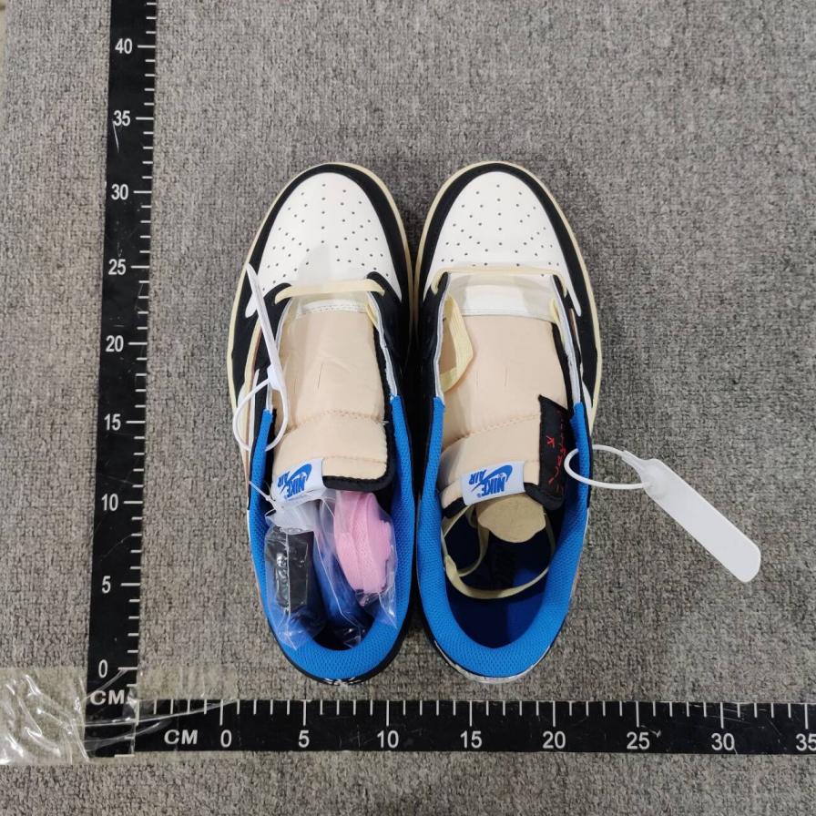 Nike Air Jordan 1 Low Reverse Black Toe Blue — QC-foto 3