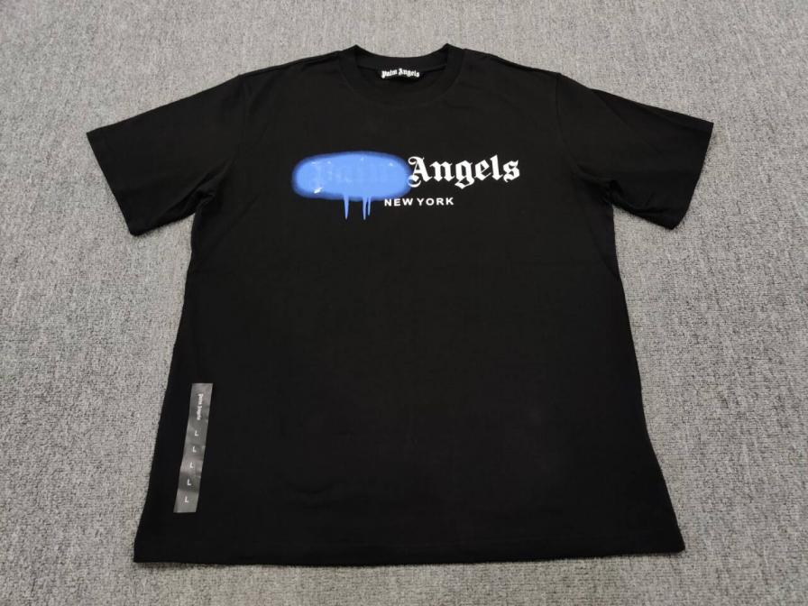 Palm Angels New York Spray Paint Logo T-Shirt QC