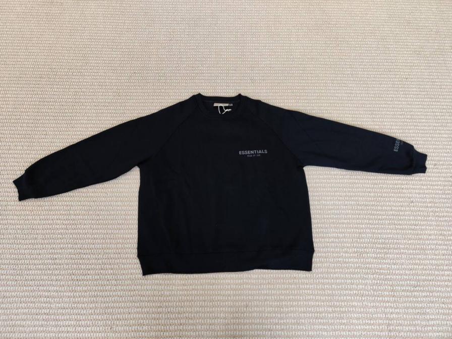 Essentials Fear of God Crewneck Sweatshirt Black QC