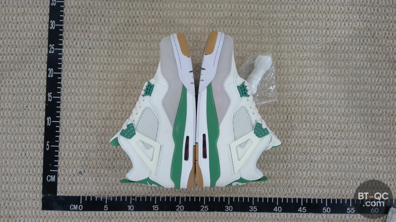 Nike Air Jordan 4 White Green QC