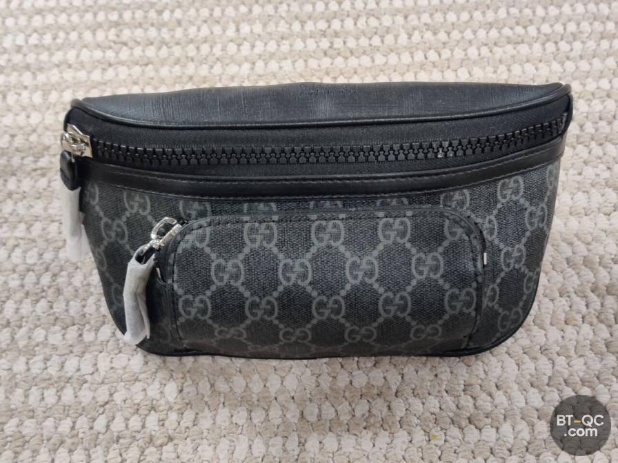 Gucci GG Supreme Belt Bag Black QC