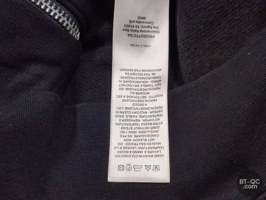 Rick Owens Black Zip Hoodie — foto QC 3