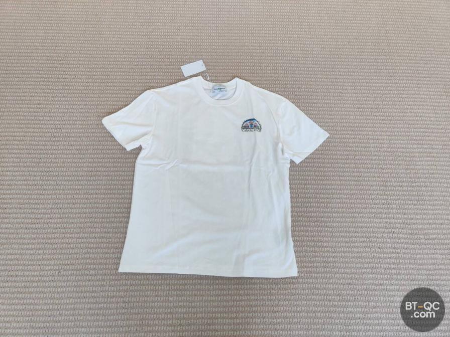 Casablanca White Cotton T-Shirt QC