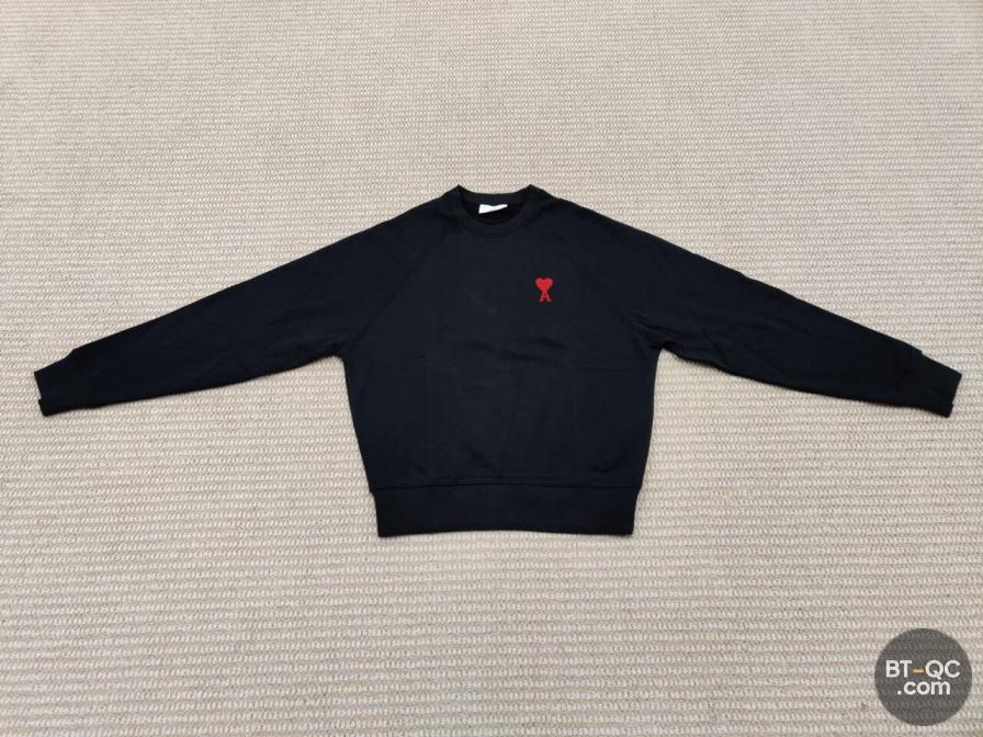 Ami Paris Black Sweatshirt QC
