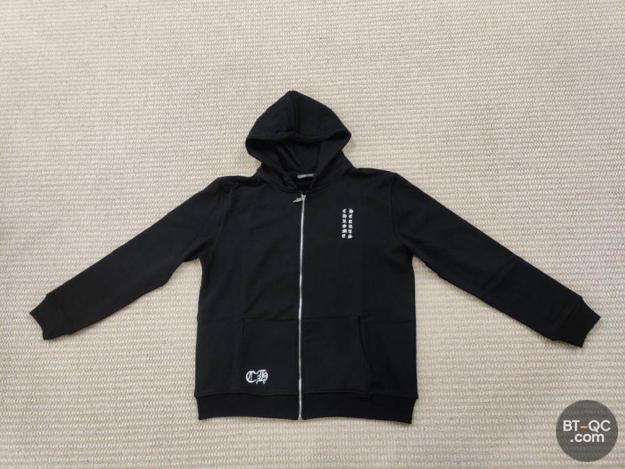 Chrome Hearts Black Zip Hoodie QC