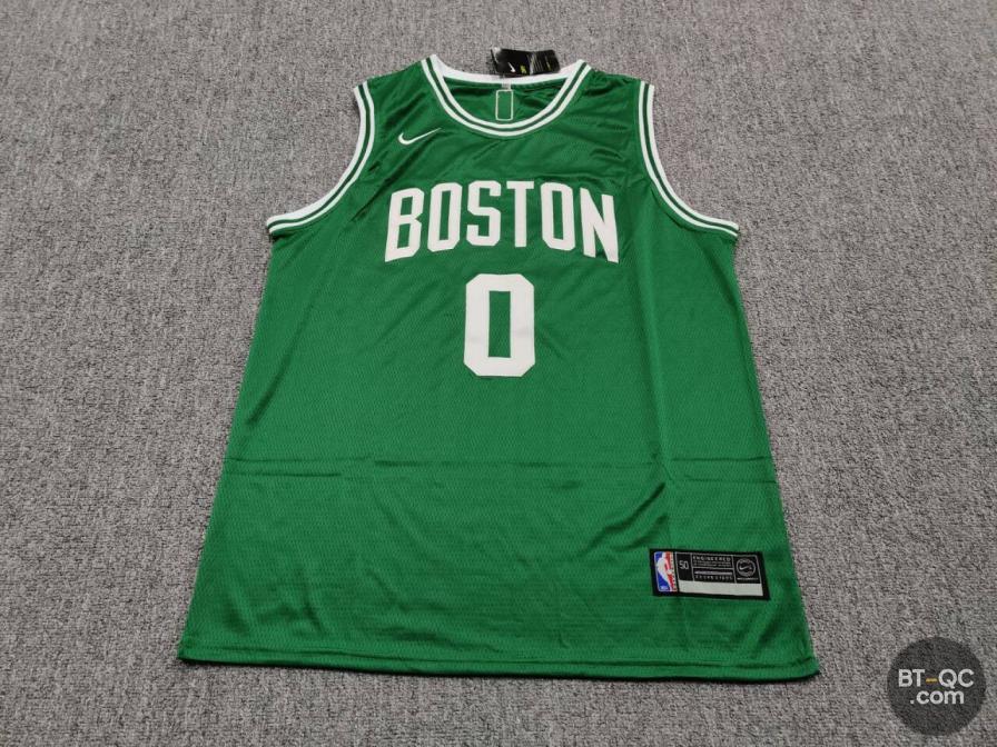 Nike Boston Celtics Tatum Jersey 0 Green QC