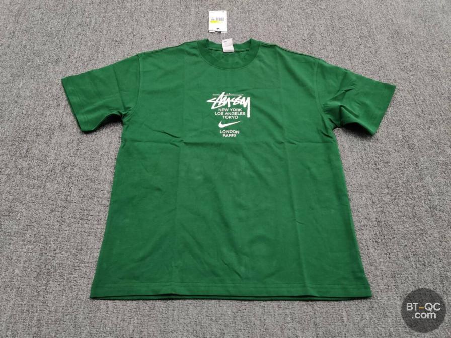 Stussy Nike Green T-Shirt QC