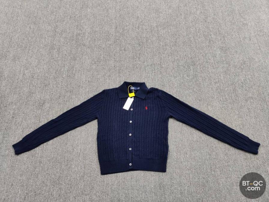Ralph Lauren Cable Knit Cardigan Navy QC