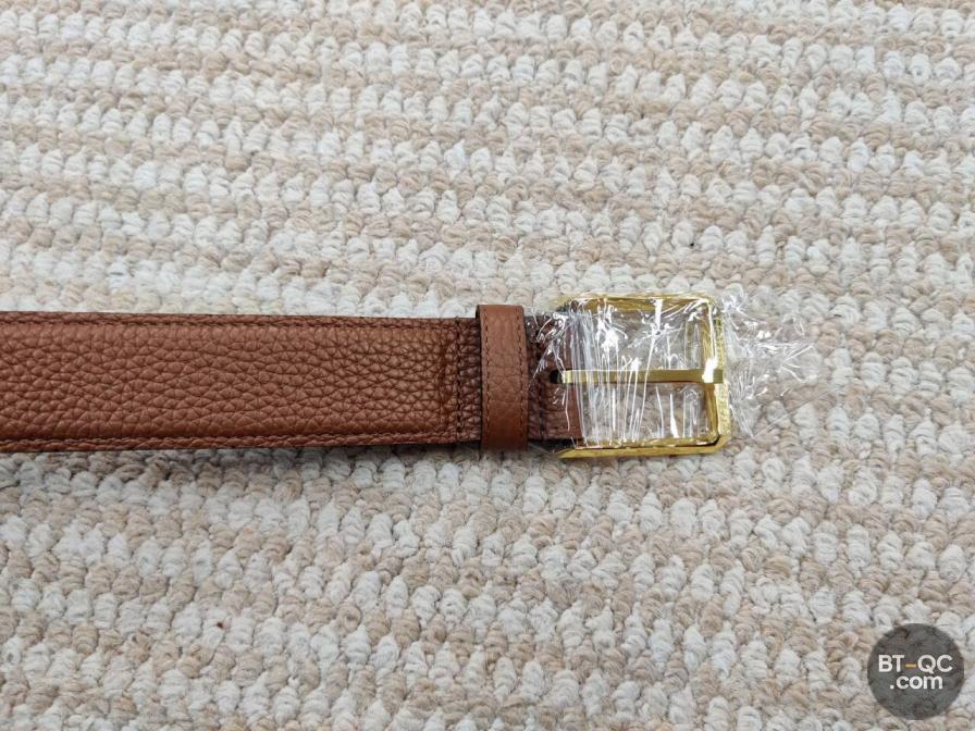 Louis Vuitton Brown Leather Belt QC