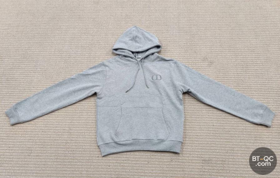 Dior Grey Cotton Hoodie QC