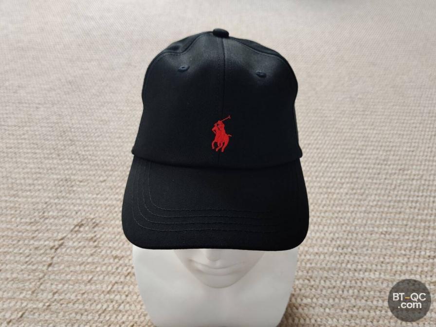 Ralph Lauren Polo Cap Black Red QC
