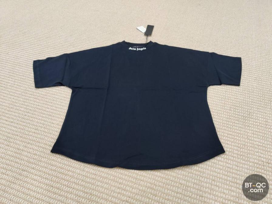 Palm Angels Black Cotton T-Shirt QC