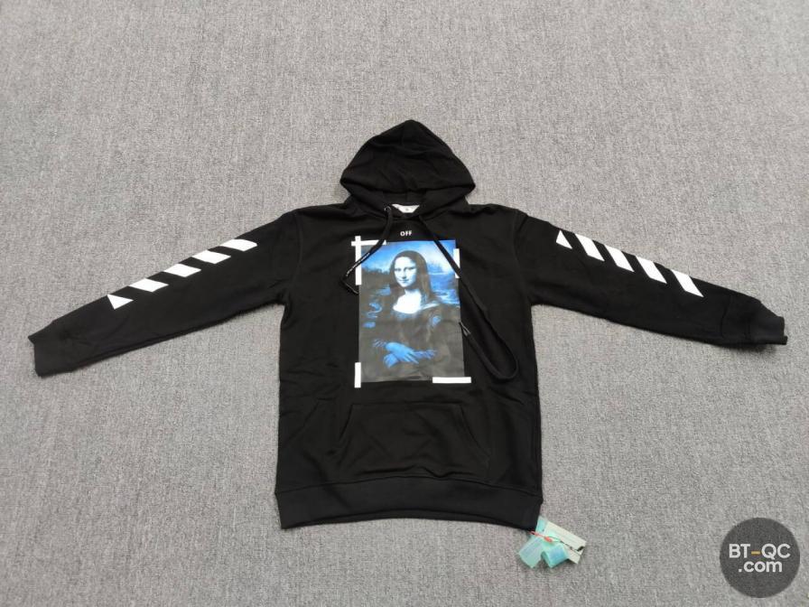 Off-White Mona Lisa Black Hoodie QC