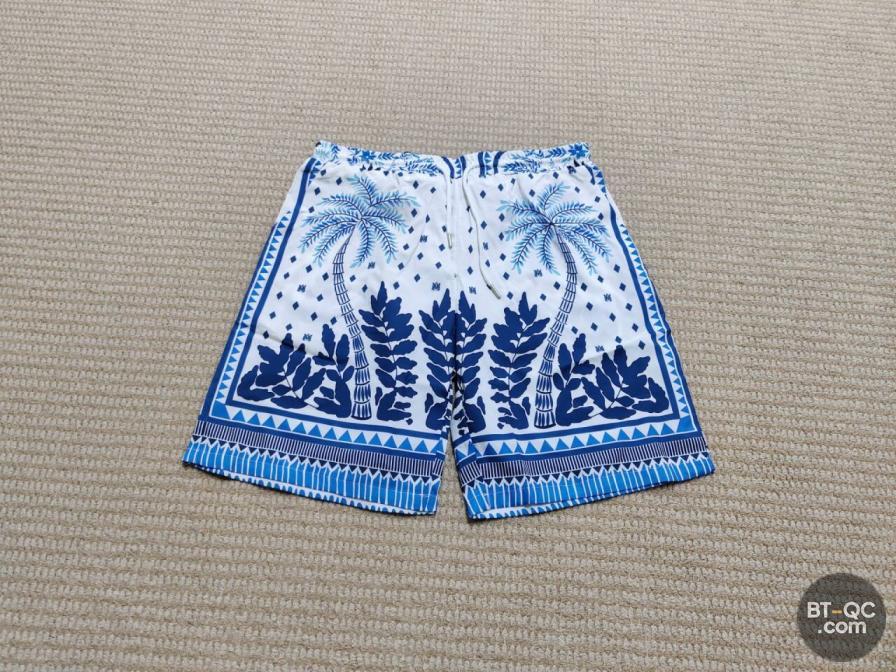 Amiri Palm Tree Print Shirt and Shorts Set QC