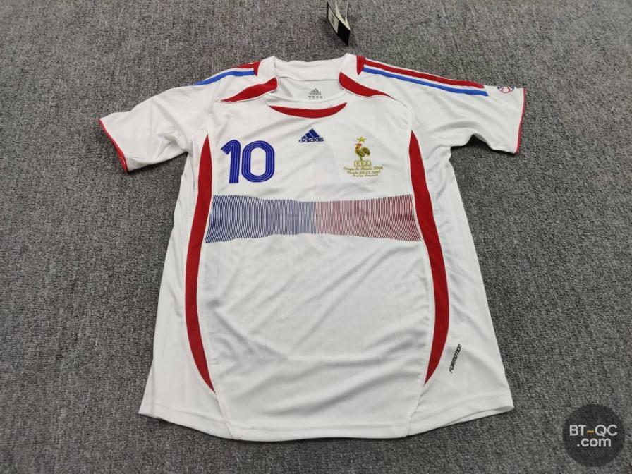 Adidas Zidane France 10 Soccer Jersey QC